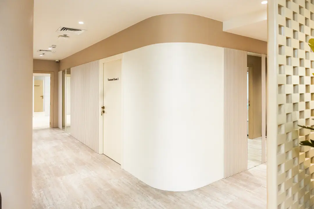 Revive Dental Clinic luxury waiting lounge in Dubai Healthcare City